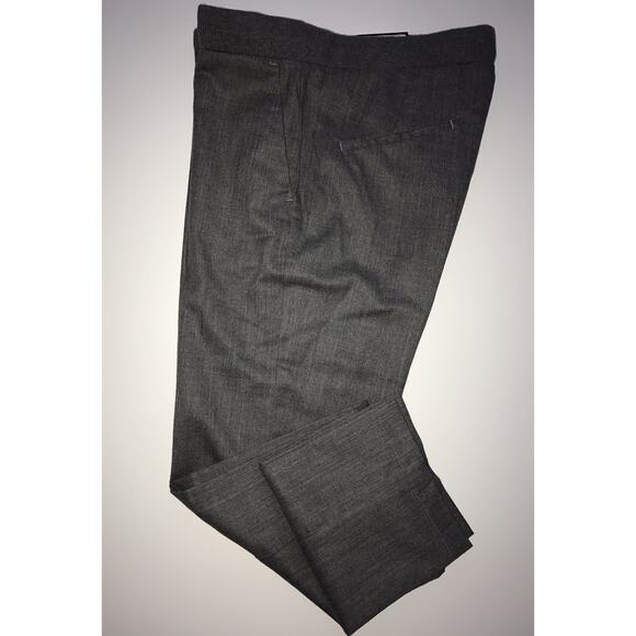 Boss Hugo Boss Rice2 Mens Wool Dark Gray Dress Pants Size 32R US NWT $175 - Picture 4 of 12